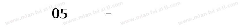 Bayamo W05 Regular字体转换